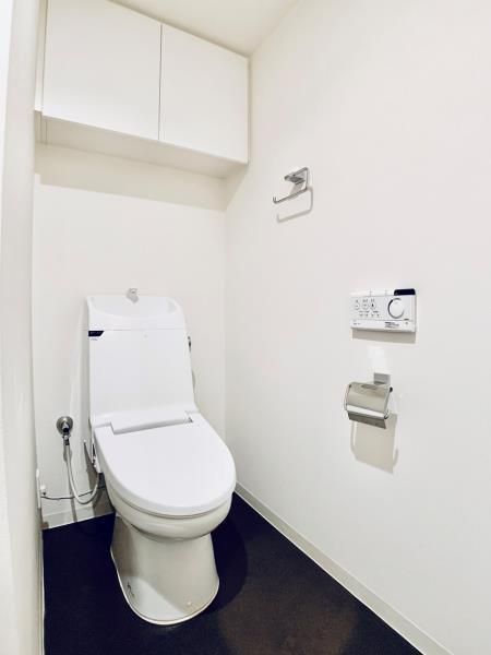 トイレ　ゆったりとした空間のトイレです