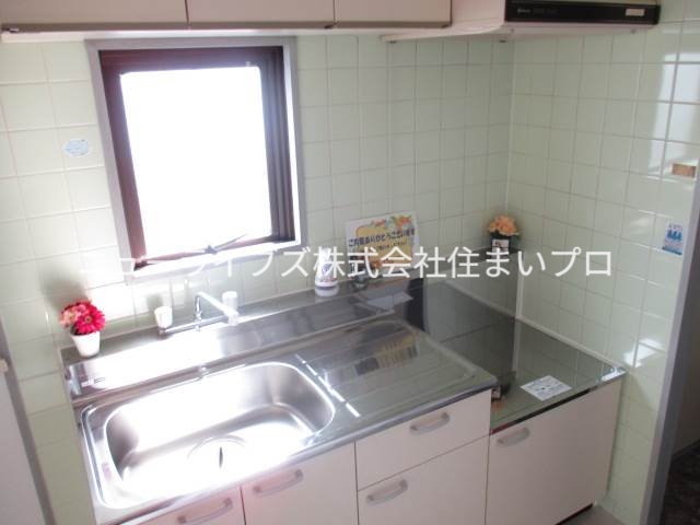 京阪本線 萱島駅 徒歩5分 3階建 築38年のキッチン写真