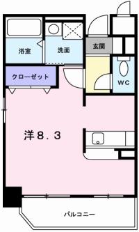 コンフォルト水笠の間取り写真