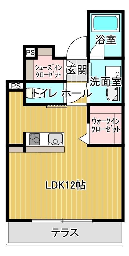 イストワール船町V号館の間取り写真