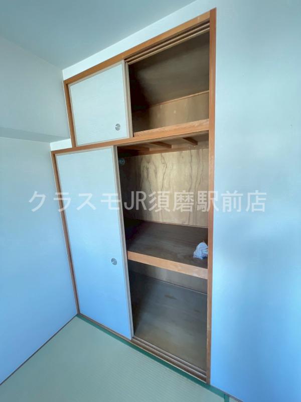 収納　もちろん収納スペースも確保。いたれりつくせりのお部屋です。
