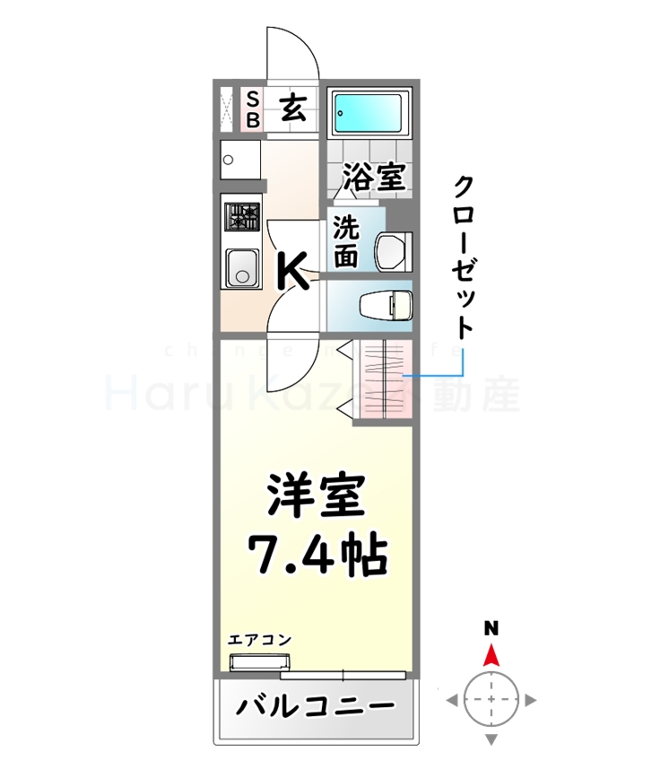 地下鉄桜通線 瑞穂運動場西駅 徒歩5分 3階建 築8年の間取り写真