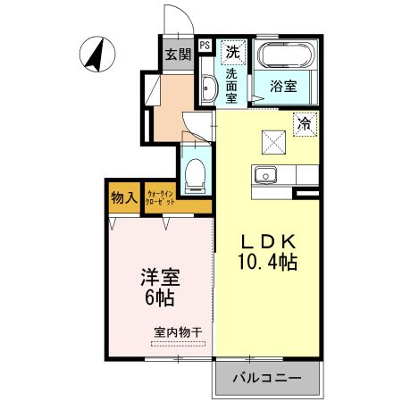 ロザージュの間取り写真