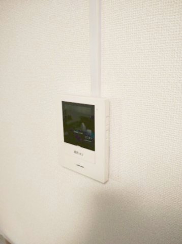 セキュリティ　来訪者の確認のできるモニタ付インターホン