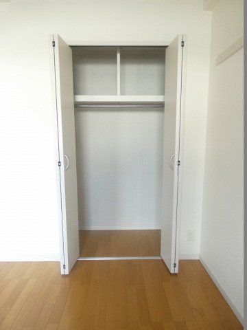 収納　クローゼット付きです。