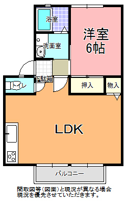 サンロイヤル菊池　Ｃ棟の間取り