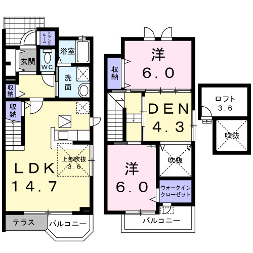 アンビエンテIの間取り