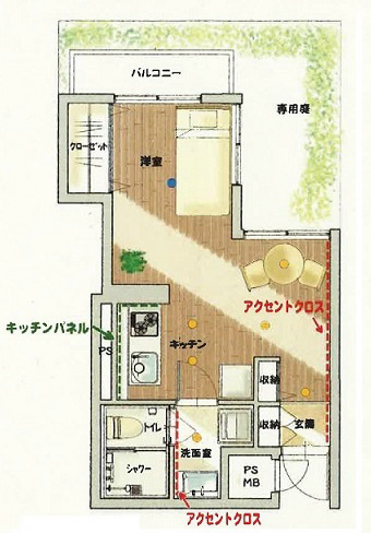 サンパレス本郷台の間取り