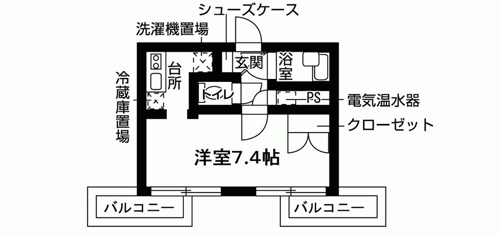 レジデンス藤ヶ丘IIの間取り