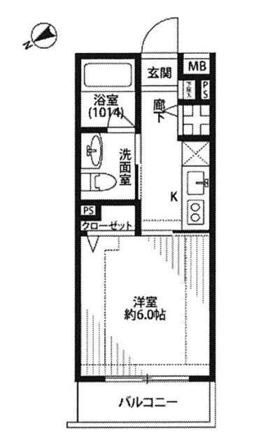 プレール・ドゥーク下井草の間取り