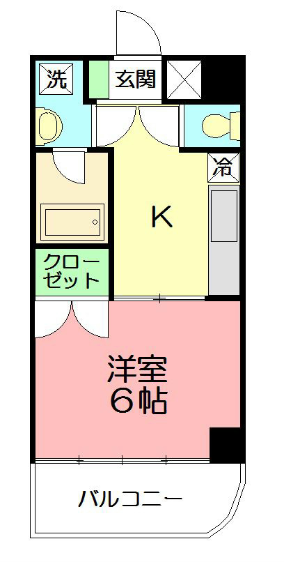 藤沢市南藤沢のマンションの間取り