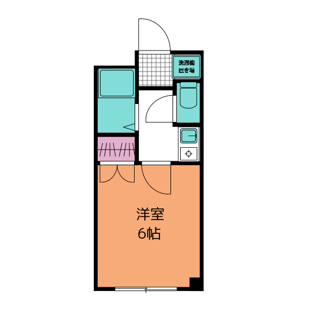 アルムコーポ１号館の間取り