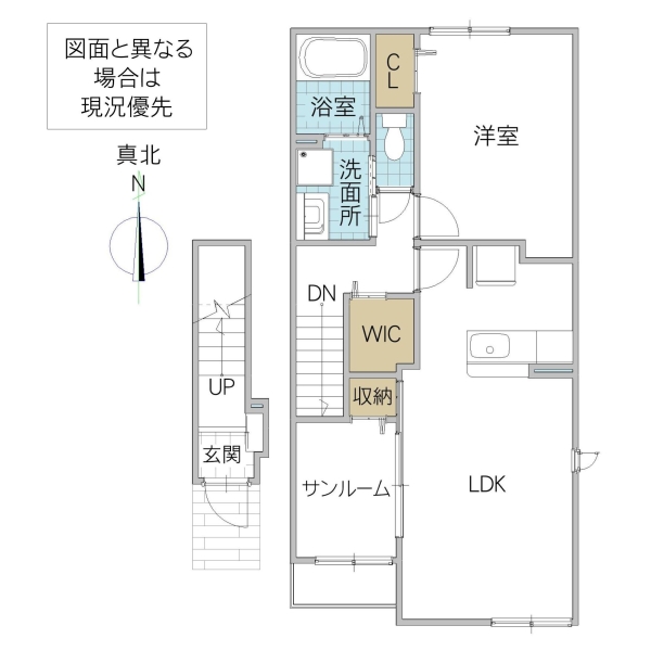 カーサカメリア XIの間取り