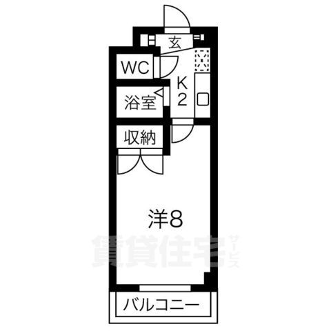 名古屋市守山区金屋のマンションの間取り