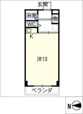 アルファビル栄の間取り