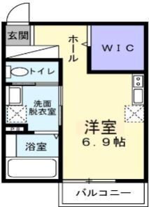 八千代市萱田町のアパートの間取り