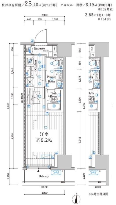 プレール・ドゥーク両国IVの間取り