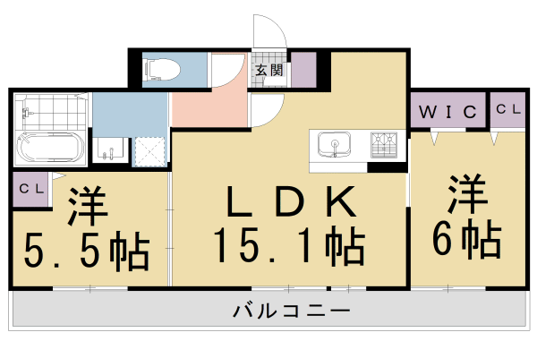 Ｇｌｉｃｉｎａ上賀茂の間取り