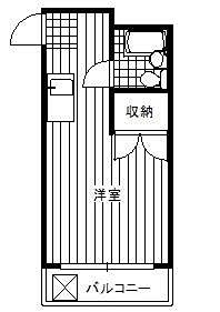 座間市相模が丘のアパートの間取り