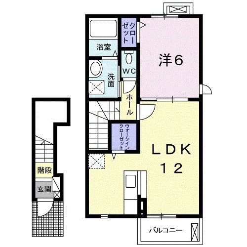 シャイン２１　IIの間取り