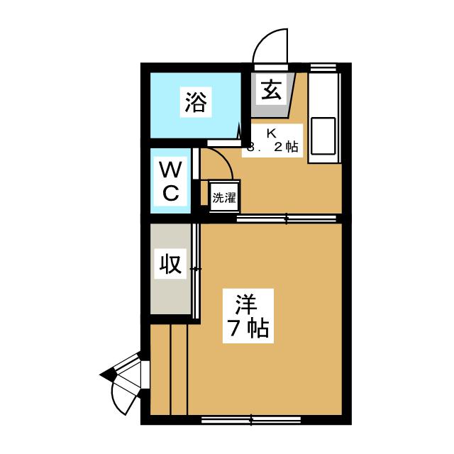 コーポセシアの間取り