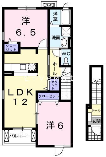 サン・トレジャー・タウン弐番館の間取り