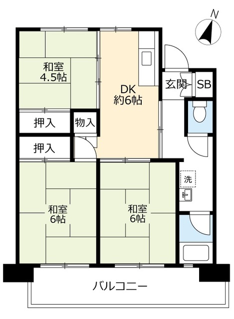 ＵＲ木場の間取り