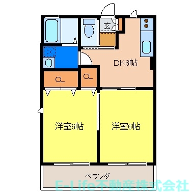 スプリングスI・II・IIIの間取り