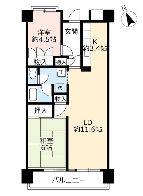 ＵＲポートアイランドの間取り