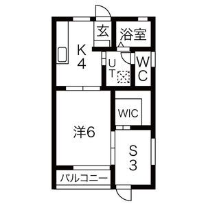 水沢ステーションアベニューII C棟の間取り