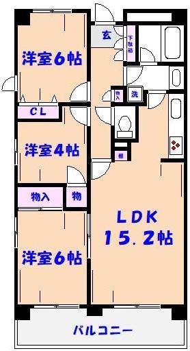 パーク・ノヴァ市川の間取り