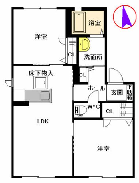 クレシアＮＰの間取り