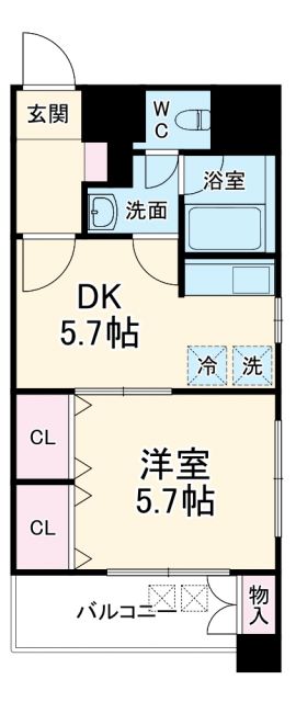 ラフィーネ港北の間取り