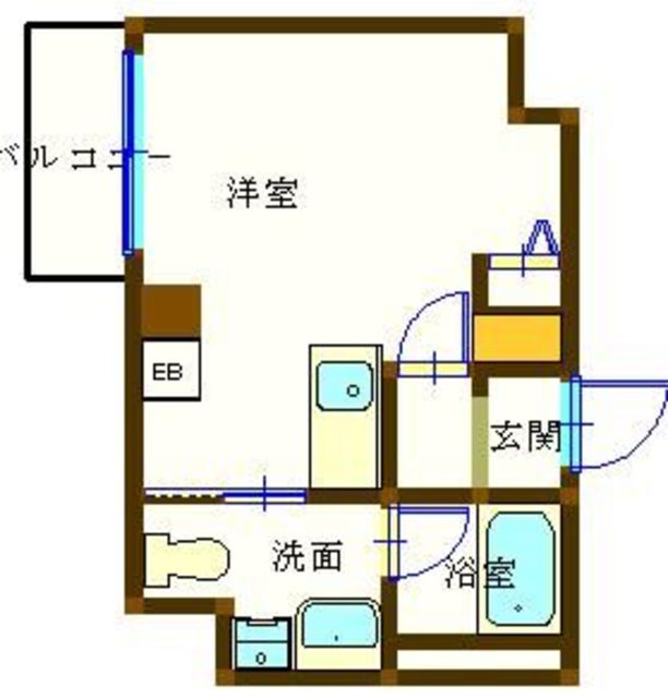 ウエストカミオの間取り