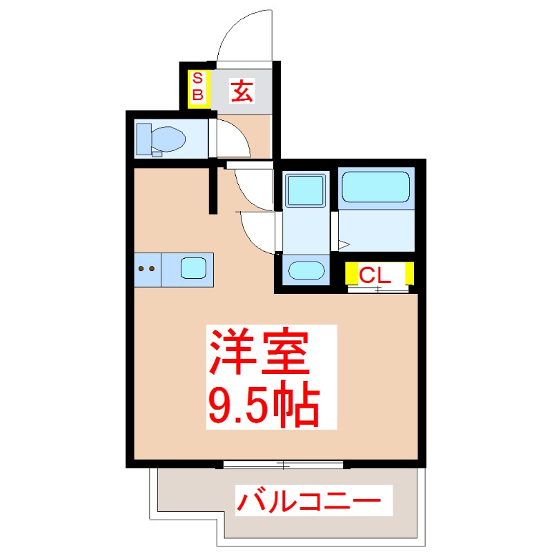 Ｓ－ＲＥＳＩＤＥＮＣＥ加治屋町ａｃｈｉｅｖｅの間取り