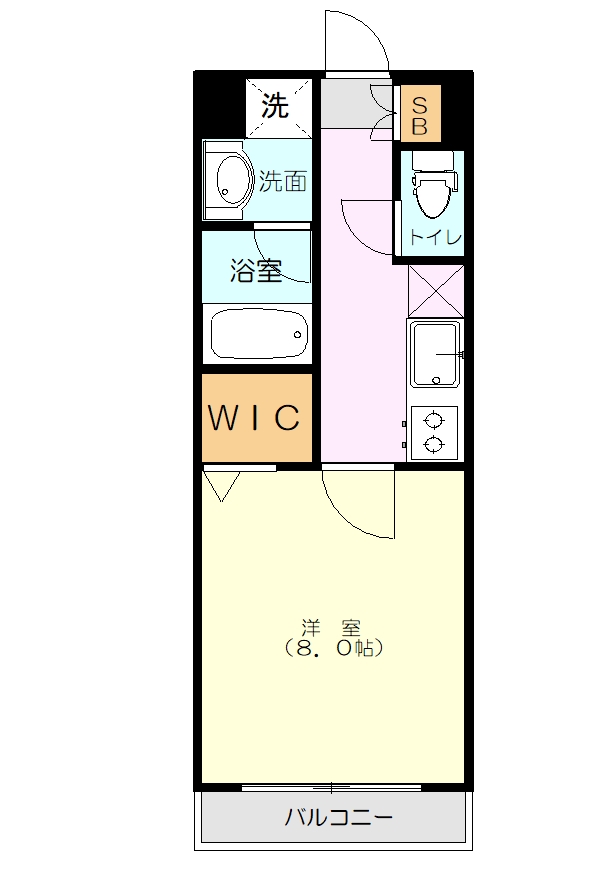 アイリス泗水の間取り