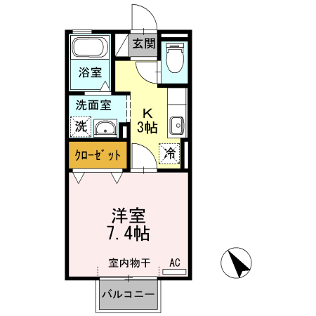 エスポワール栄IIの間取り