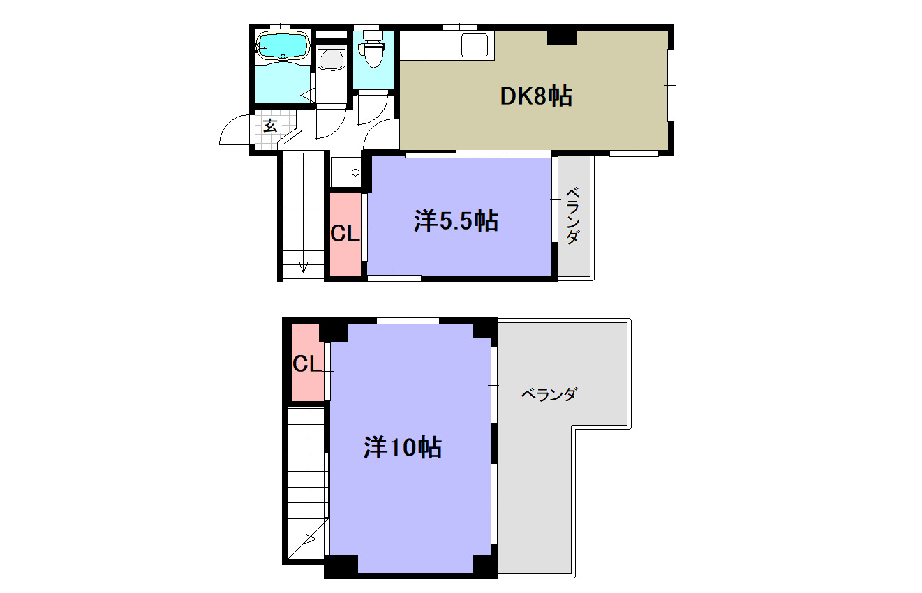 CASA DEL ADAGIO今出川の間取り