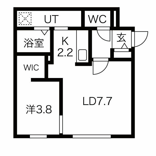 仮)SENNA栄通17MSの間取り