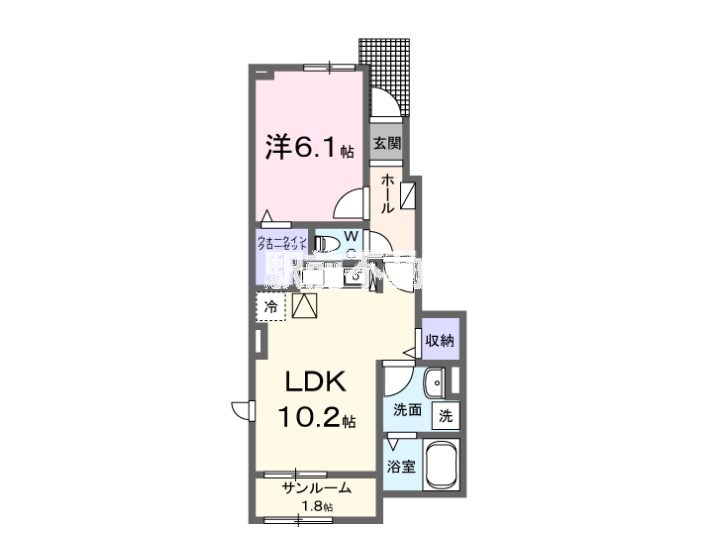 セイバリー　ＵＡ　IIIの間取り