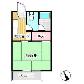 フォーブル中沢の間取り