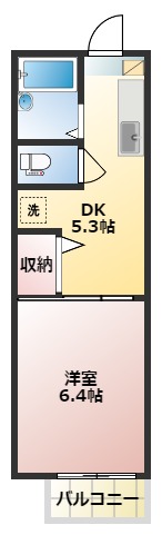 ソネットKOSE　巨勢町の間取り