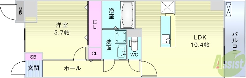 ホメ　ラウレアの間取り