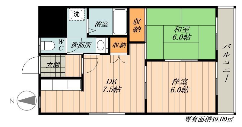 メイプルハイツの間取り