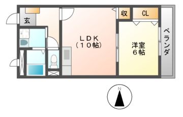 メゾン　ドゥーズの間取り