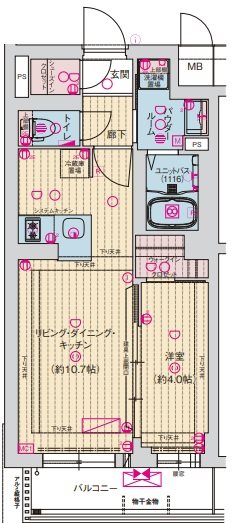 ソルテラス京都東寺HOMAREの間取り