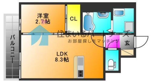 RESIDENCE花畑の間取り