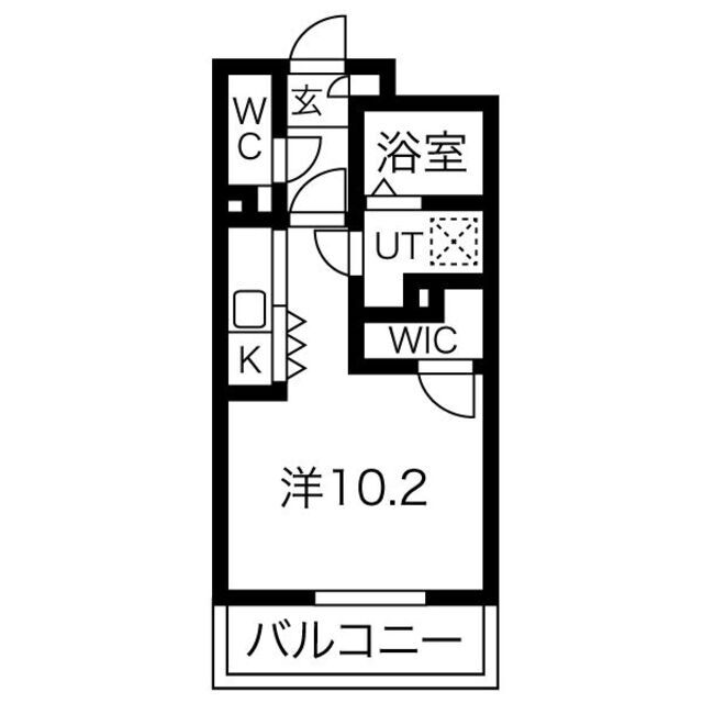 AXIA亀島の間取り