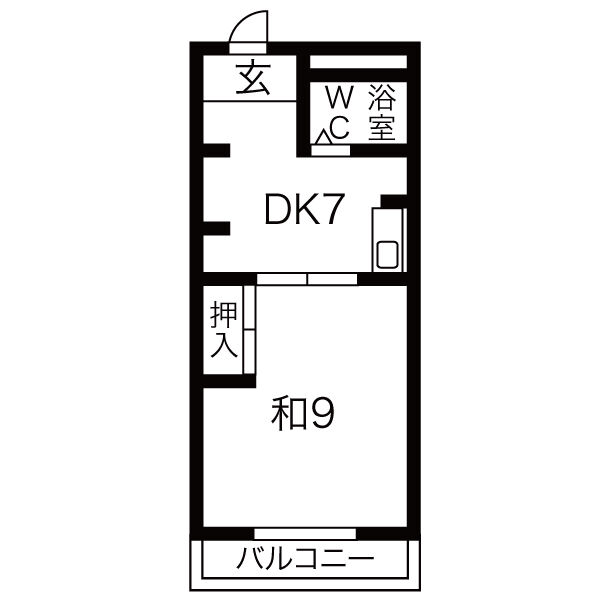 第2不二ガ丘ハイツの間取り