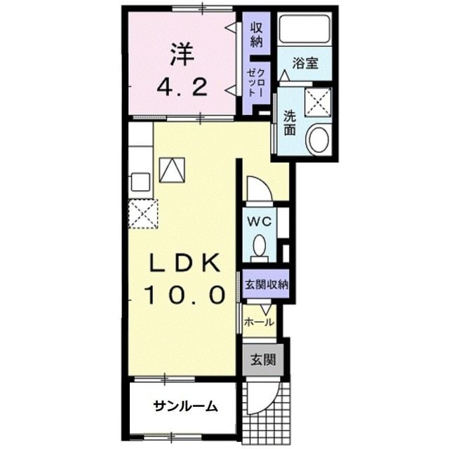 ベル　シャトー　Iの間取り